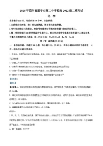 四川省遂宁市第二中学校2025届高三下学期二模考试 化学试题（解析版）