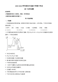 湖北省黄冈市黄梅县育才高级中学2023-2024学年高一下学期4月期中化学试题（Word版附解析）