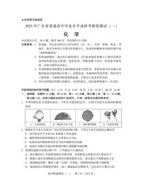 广东省2025届高三下学期3月一模化学试卷（PDF版附答案）