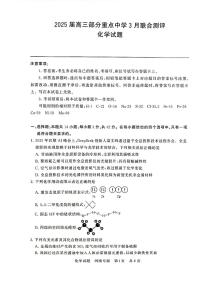 2025届高三部分重点中学下学期高考模拟联合测评(T8联考)化学试卷（河南版，含答案）