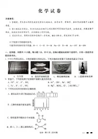 重庆巴蜀中学校2025届高三下学期3月月考化学试卷（含答案）