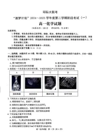 化学-河南省驻马店市环际大联考2024-2025学年高一下学期3月阶段考试（一）