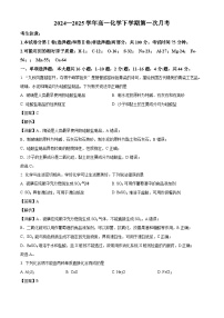 广东省江门市新会第一中学2024-2025学年高一下学期第一次月考 化学试题（含解析）