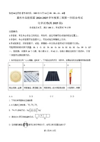 重庆市名校联盟2024-2025学年高三下学期3月第一次联考化学试卷（Word版附解析）