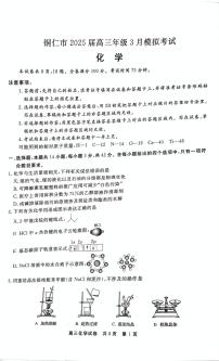 贵州省铜仁市2024-2025学年高三下学期3月模拟考试 化学试题