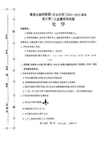 河南省豫西北教研联盟（洛平许济）2024-2025学年高三下学期第二次质量检测试题  化学  PDF版含答案