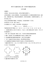 湖南省郴州市2025届高三上学期第一次教学质量监测（一模）化学试卷（Word版附解析）