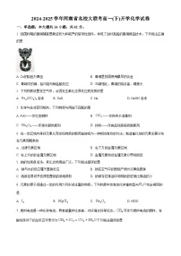 河南省名校大联考2024-2025学年高一下学期开学考试 化学试题（原卷版+解析版）