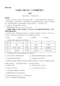 2024届河南省TOP二十名校高三上学期调研考试（二）-化学试题（含答案）