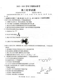 2024届河南省商丘市高二下学期（期末考）-化学试题（含答案）