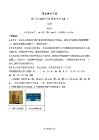 广东省湛江市2025届高三下学期第一次调研考试化学试卷（Word版附解析）