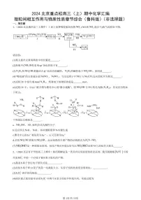 2024北京重点校高三（上）期中真题化学汇编：微粒间相互作用与物质性质章节综合（鲁科版）（非选择题）