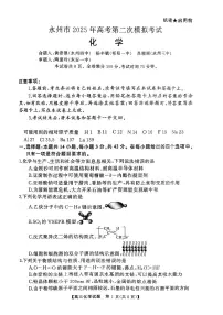 2025届湖南省永州市高三上学期第二次模拟考试化学试卷（含答案）