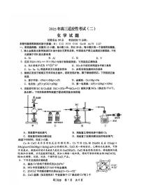 化学-江苏省南通市如皋市2025届高三下学期4月适应性考试（二）（如皋2.5摸）