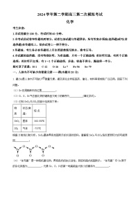 上海市崇明区2025届高三第二次模拟考试化学及答案