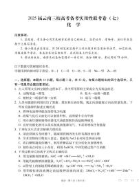 2025届云南三校高考备考实用性联考卷（七）化学试卷（含答案）