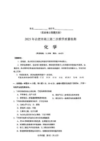 安徽省合肥市2025届高三第二次教学质量检测 化学试卷（含答案）