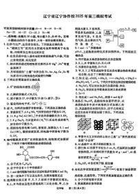 辽宁协作校2025届高三下学期4月模拟考试化学试题+答案