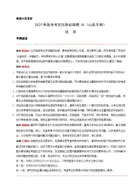 （山东专用）-2025年高考模拟考前必刷卷化学试题（附解析及答案）