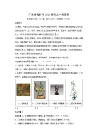 广东省梅州市2025届高三一模[高考模拟]化学试卷（解析版）