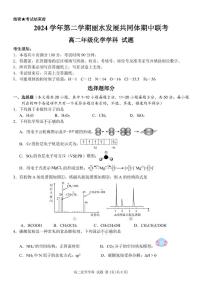 浙江省丽水市发展共同体2024-2025学年高二下学期4月期中联考试题 化学 PDF版含答案