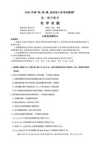 湖北“荆、荆、襄、宜四地七校考试联盟”2024-2025学年高一下学期期中联考化学试卷+答案