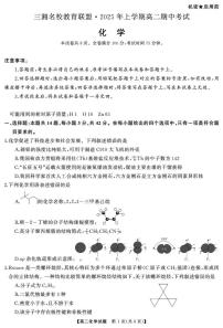 湖南省三湘名校教育联盟2024-2025学年高二下学期期中考试化学试卷（PDF版附解析）