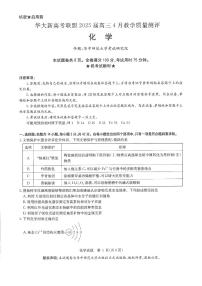 湖北省华大新高考联盟2025届高三4月教学质量测评化学试题（PDF版附解析）