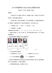 2024-2025学年湖南省邵阳市第二中学高二下学期4月期中考试化学试题（含解析）