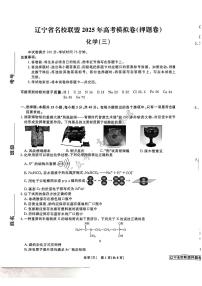 辽宁省名校联盟2025届高三下学期高考模拟卷押题卷化学（三）试题（PDF版附解析）