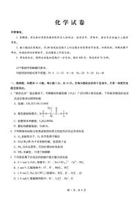 重庆市巴蜀中学2025届高三下学期适应性月考卷（八）化学试题（PDF版附解析）