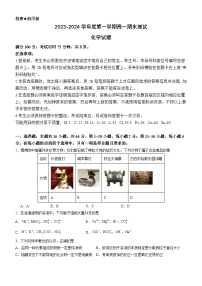 广东省阳江市2023-2024学年高一上学期1月期末化学试题（含答案）