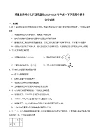 福建省漳州市乙丙级联盟校2024-2025学年高一下学期期中考试 化学 含答案
