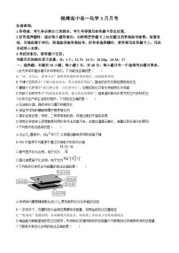 山东省威海市乳山市银滩高级中学2023-2024学年高一下学期3月月考化学试题（含答案）