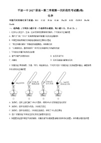 甘肃省平凉市第一中学2024-2025学年高一下学期4月月考化学试题（原卷版+解析版）