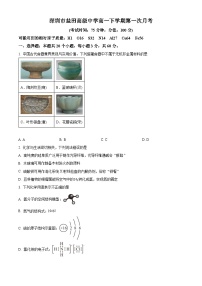 广东省深圳市盐田高级中学2024-2025学年高一下学期第一次月考化学试题（原卷版+解析版）