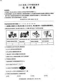 2025届山东省百师联盟高三开学摸底考（S）-化学试题（含答案）