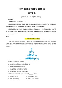 2025年高考押题预测卷：化学01（上海卷）（解析版）