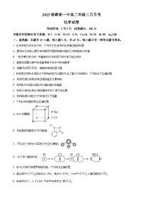 湖北省黄冈市蕲春县第一高级中学2024-2025学年高二下学期3月月考化学试卷（原卷版+解析版）