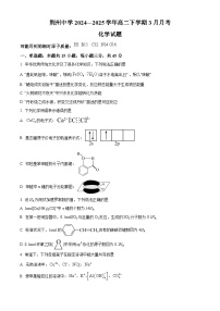 湖北省荆州中学2024-2025学年高二下学期3月月考 化学试卷（原卷版+解析版）