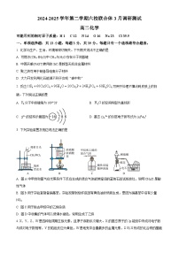 江苏省南京市六校联合体2024-2025学年高二下学期3月联合调研 化学试题 （原卷版+解析版）