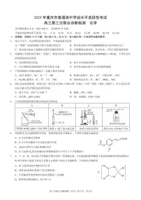 化学丨重庆市2025年普通高等学校招生全国统一考试（康德三诊）试卷及答案