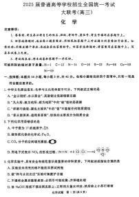 青桐鸣2025届高三10月大联考 化学试卷（含答案）