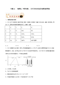 专题11 电解池、串联电路-备战2022-2023学年高二化学上学期期末考试真题汇编（人教版2019选择性必修1）(原卷版+解析版)