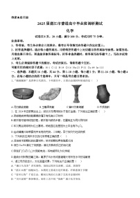 广东省湛江市2024-2025学年高三上学期第一次调研考试化学试题（含答案）