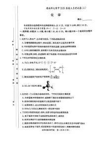 湖南省长沙市湖南师范大学附属中学2024-2025学年高三上学期月考化学试题（含答案）