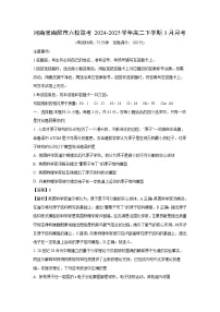 河南省南阳市六校联考2024-2025学年高二下学期3月月考化学（解析版）