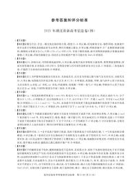 2025年湖北省新高考信息卷（四）化学试题 含解析