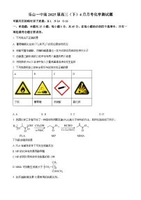 四川省乐山市第一中学校2025届高三下学期4月月考化学试题（原卷版+解析版）