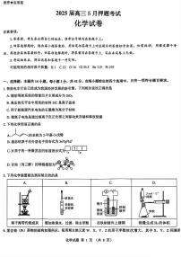 2025年三重教育高考模拟化学试题及答案